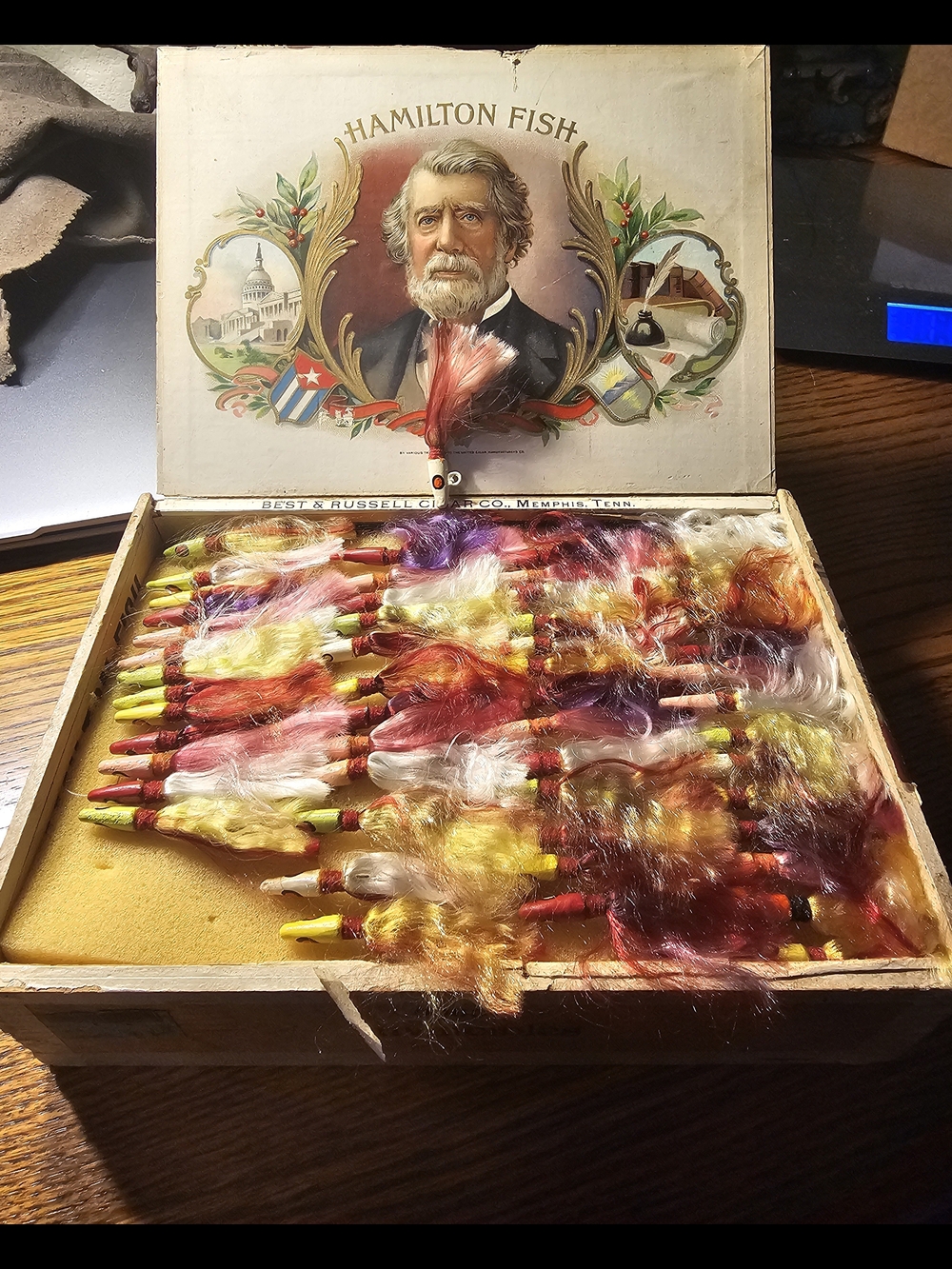 Vintage Handmade Fishing Lures, 130-150 In Box, Weight Of Each Is .15 Oz